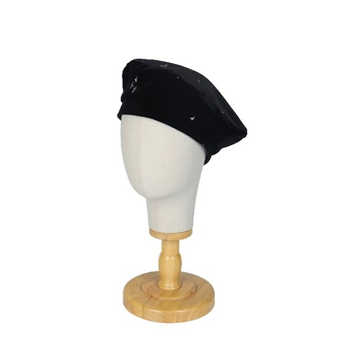 Womens French Beret Hat Reversible Knitted Thickened Warm  display picture 1