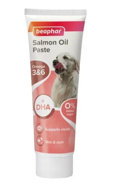 Beaphar Salmon Oil Paste for Dogs 100g Tube