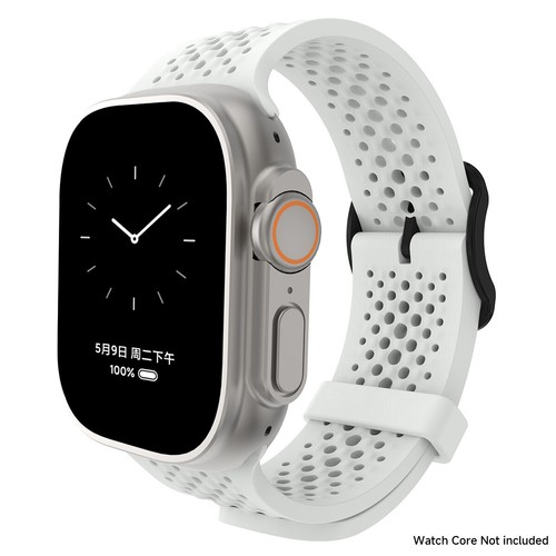 Silicone Strap For Apple Watch Bands Ultra2 42/46/49mm sport breathable bracelet - Picture 29 of 30