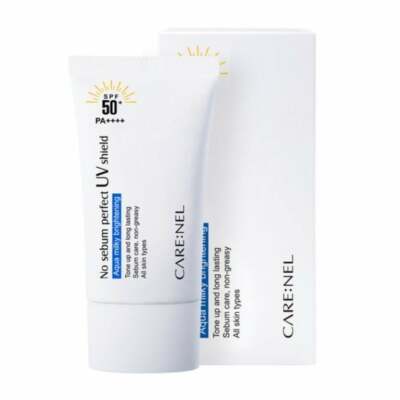 Carenel No Sebum Perfect UV Shield SPF50+ PA++++ 50ml - FREE SHIPPING