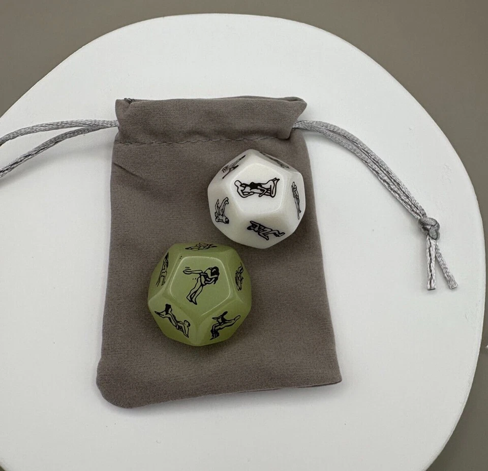 2Pcs 12 Side Sex Position Foreplay Dice Sexual Game Couple Lover Novelty Gift! - Image 2 of 4