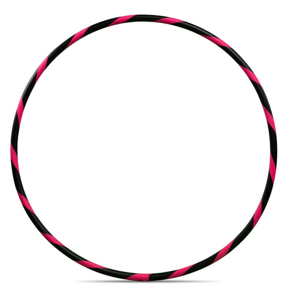 Foldable hula hoop for beginners, 100cm, RED