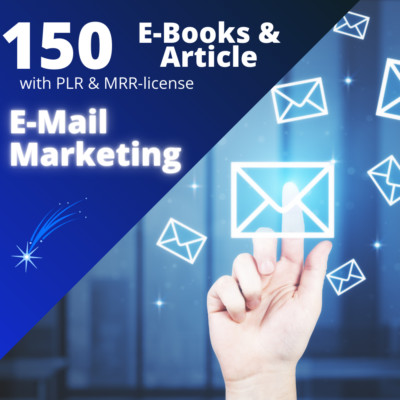150 E-Book´s &Artikel zu Email Marketing in Englischer Sprache mit PLR u. MRR