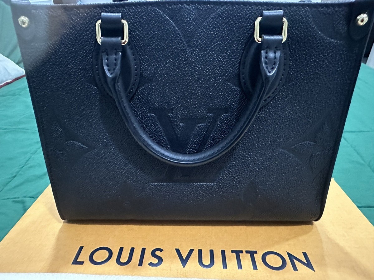 Louis Vuitton OnTheGo PM Monogram Empreinte Leather Tote Bag for