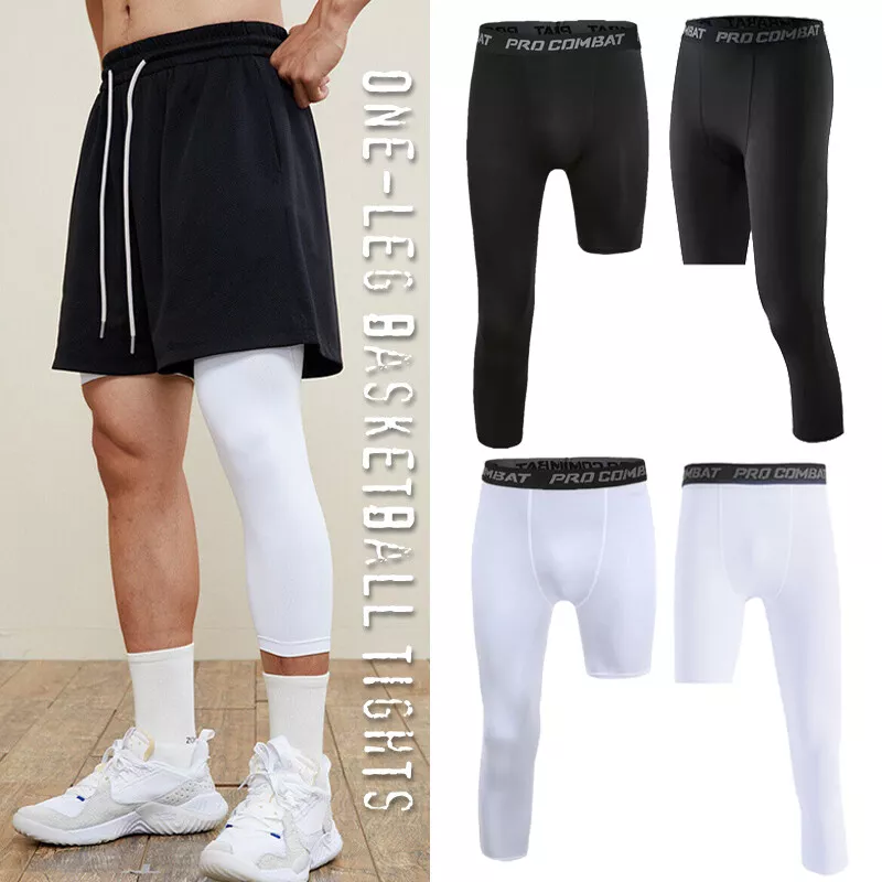 Basketball Tights 3/4 Compression Pants For Men