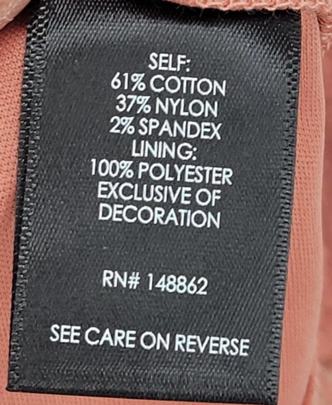 Falda Tórrida Mujer Plus 2X Rosa Melocotón Encaje Acampanado Boho Cottagecore Romántico Foto 4 de 4