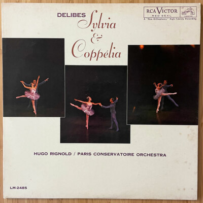 LEO DELIBES, HUGO RIGNOLD Sylvia & Coppélia 1961 LP Classical Ballet VG+/VG+