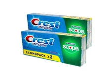 Crest Complete Toothpaste Plus Scope Advanced Active Foam, Striped, 8.2 Ounce