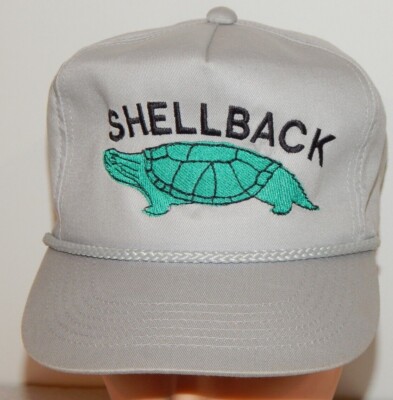 SHELLBACK Turtle Gray Snapback Hat By Young An YA