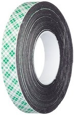 3M 4052 Natural Polyurethane Double Coated Foam Tape, 0.5" Width x 5yd Length 1