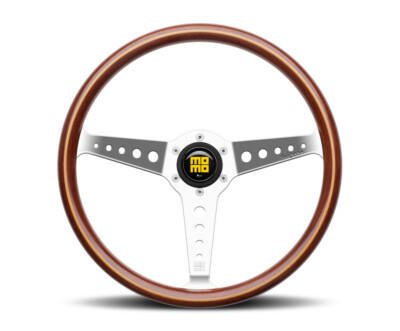MOMO CAL36WD0P for California Wood Steering Wheel 360 Mm-Mahogany Wood/Pol Spoke