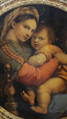 RAFFAELLO"LA MADONNA DELLA SEGGIOLA"EXTRA FINE PRINT OF ORIGINAL MUSEUM PAINTING - Picture 7 of 12