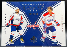 18-19 SP Authentic Franchise Icons Alex Ovechkin Rod Langway 98/199 NM+ Capitals