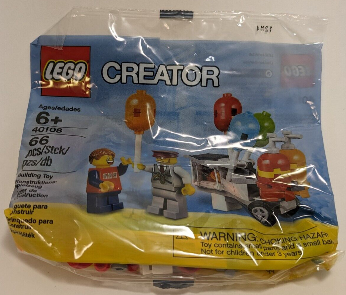LEGO Creator 40108 Balloon Cart Polybag - New & Sealed