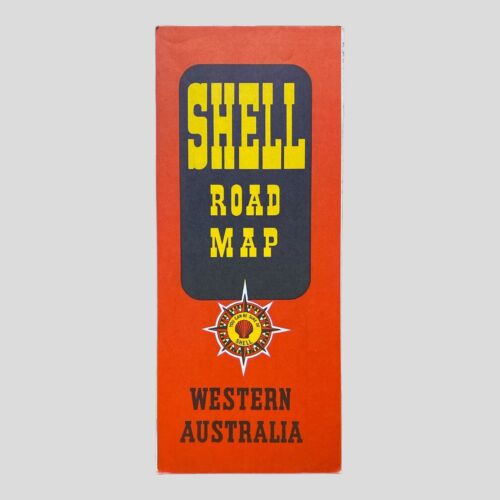 1950's Shell Road Map petrol oil collectors Western Australia - Picture 1 of 4