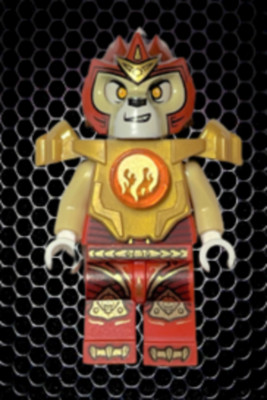 Lego  Minifigur loc093, Legends of Chima, Laval Fire Chi Löwe Lion Rüstung Laval