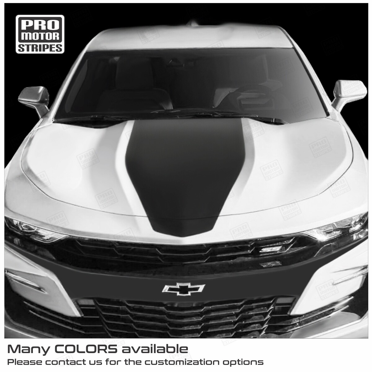 Chevrolet Camaro 2019-2023 Hood Accent Decal Stripe (Choose Color)