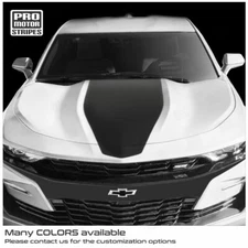 Chevrolet Camaro 2019-2023 Hood Accent Decal Stripe (Choose Color)