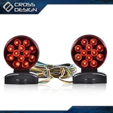 Fit For Magnetic Towing Light 12V Tow Trailer Lights LED Brake Tail Signal Lamp