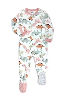 Carter's Toddler Girl's Fleece Dinosaur Print Dino Footed Pajama Sleeper