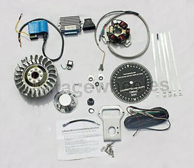 Lambretta LI SX TV Std Weight 12v Electronic Ignition Kit Cdi Sil Stator - Extra