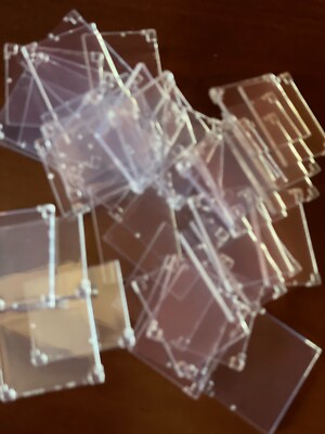 LEGO- NEW #60603-TRANS CLEAR-GLASS FOR WINDOW-1 X 4 X 3 -OPENING- 25 PIECES