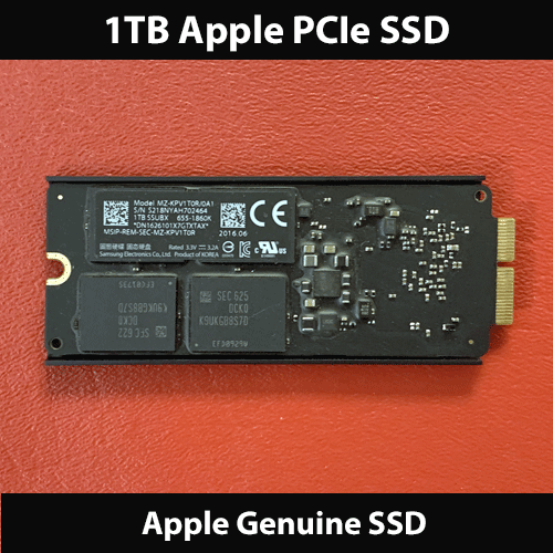 Genuino Apple 1TB PCI Express SSD SSUBX con disipador térmico - Imagen 2 de 2