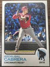 2022 Topps Heritage Baseball Asdrubal Cabrera Base #484 SP Short Print