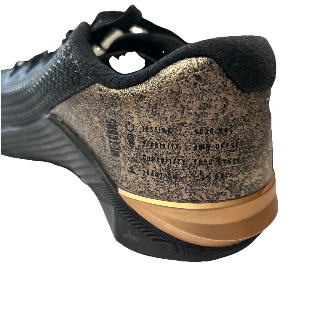 metcon 5 black and gold