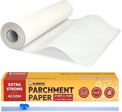 Parchment Paper Roll For Baking 2 Pack Of 15 In X 210 Ft Heavy Duty Cooking Pape