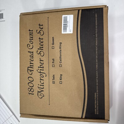 1800 Thread Count Microfiber Sheet Set 4 Pieces Light Pink
