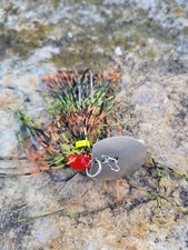 Vibrating Blade Bait3/8oz (Red Hot Tiger!)&Bait Pegs!Christmas Stocking Stuffer!