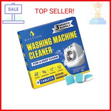 Bastion Washing Machine Cleaner, Deodorizer,  Descaler 6-Pack - Active Deep Cle