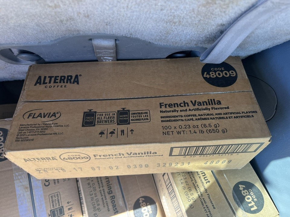 Flavia/Alterra FRENCH VANILLA Coffee A183 Case/Box 100 Packs/Pods