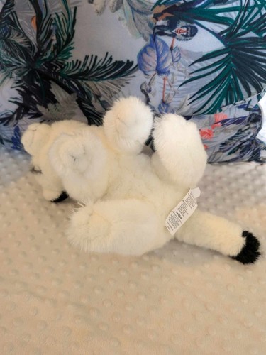 Vintage Toys R Us White Tiger Cat Soft Toy Plush Blue Eyes 12" Retired - Picture 5 of 9