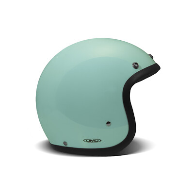 Casque Jet Cafe Racer DMD RETRO Turquoise Brillant | eBay