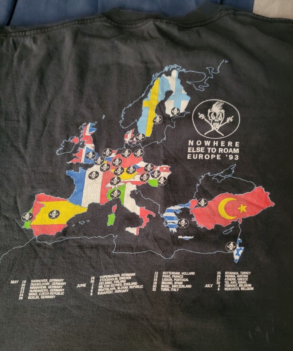 METALLICA - Nowhere Else to Roam Europe 1993 Tour Original Vintage