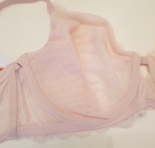 Calvin Klein Bra 34DD Barely Pink Unlined Underwire Lace Adjustable Straps - Picture 16 of 20