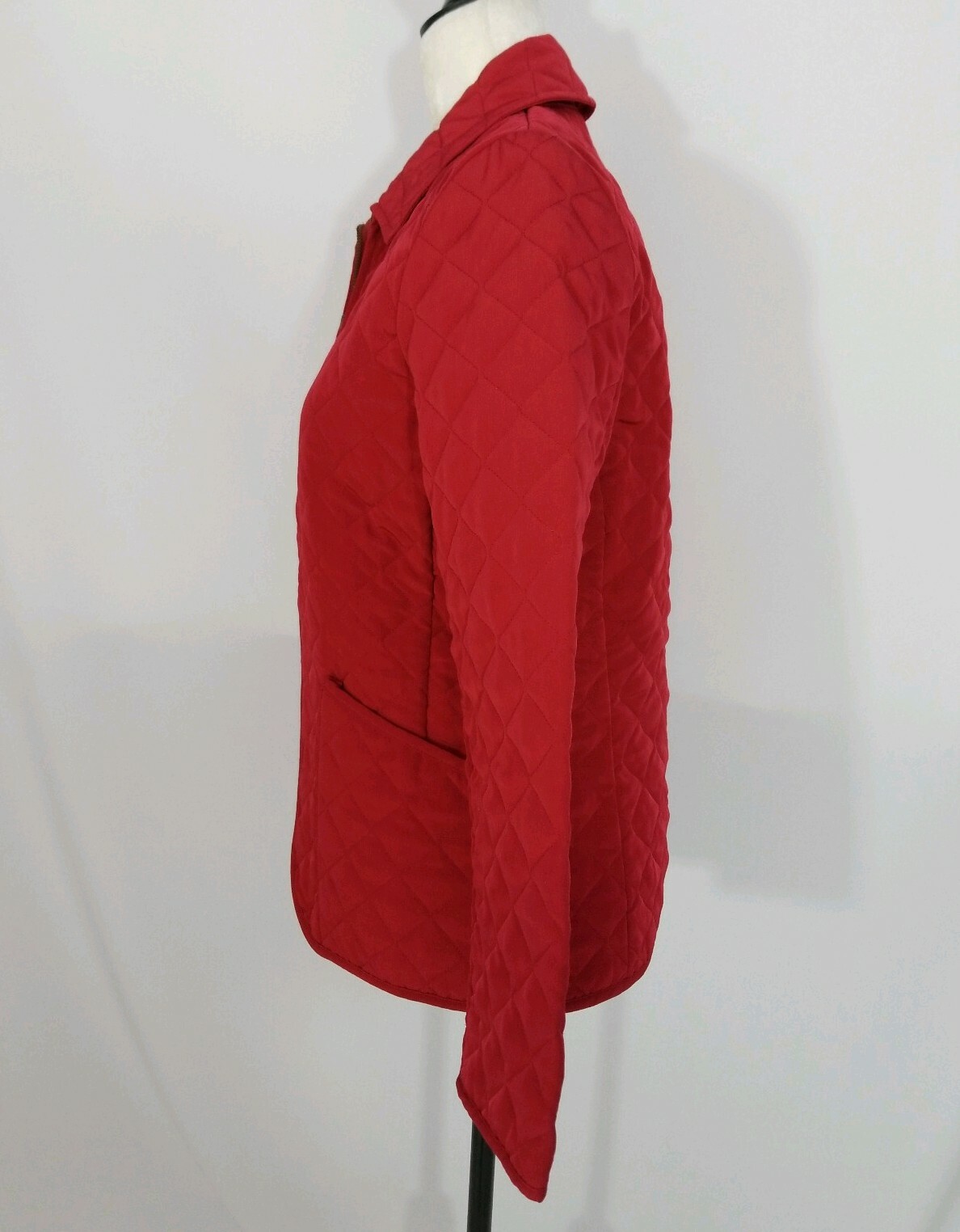 Pendleton Red Quilted Zip Up Collared Women's Jac… - image 4