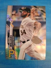 2020 Topps Chrome Base Set Prism Refractor Trevor Williams Pirates #163