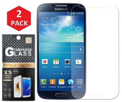 2x Samsung Galaxy S4 i9500 Panzerfolie Schutzglas 9H Echt Glas Displayschutz 
