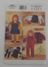 VOGUE CRAFT PATTERN #9866 18" VOGUE DOLL COLLECTION BACK TO SCHOOL UNCUT 1998