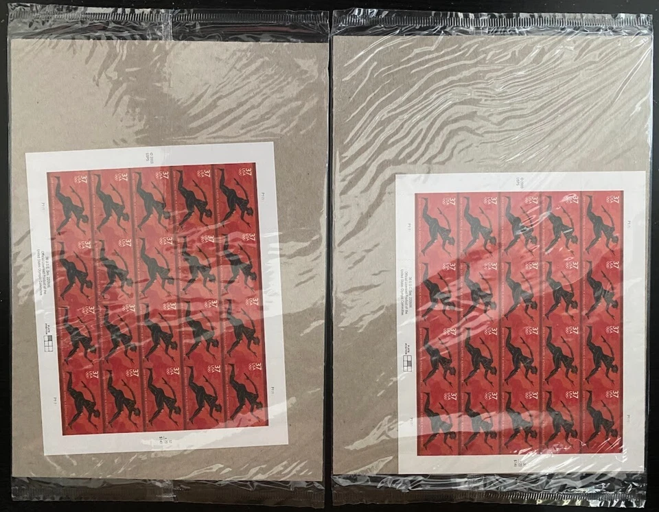US Stamps Sheets 2003, 2004 Lot of 21 sheets 375 Stamps +2 FDC PO Original Packs - Image 2 of 4