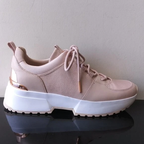 Michael Michael Kors Women&#039;s Trainer Leather Sneaker eBay