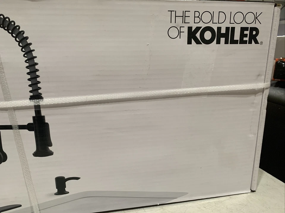 Kohler Sous Pro Faucet - Matte Black Finish With Soap Dispenser R10651-SD-BL NEW - Image 4 of 4