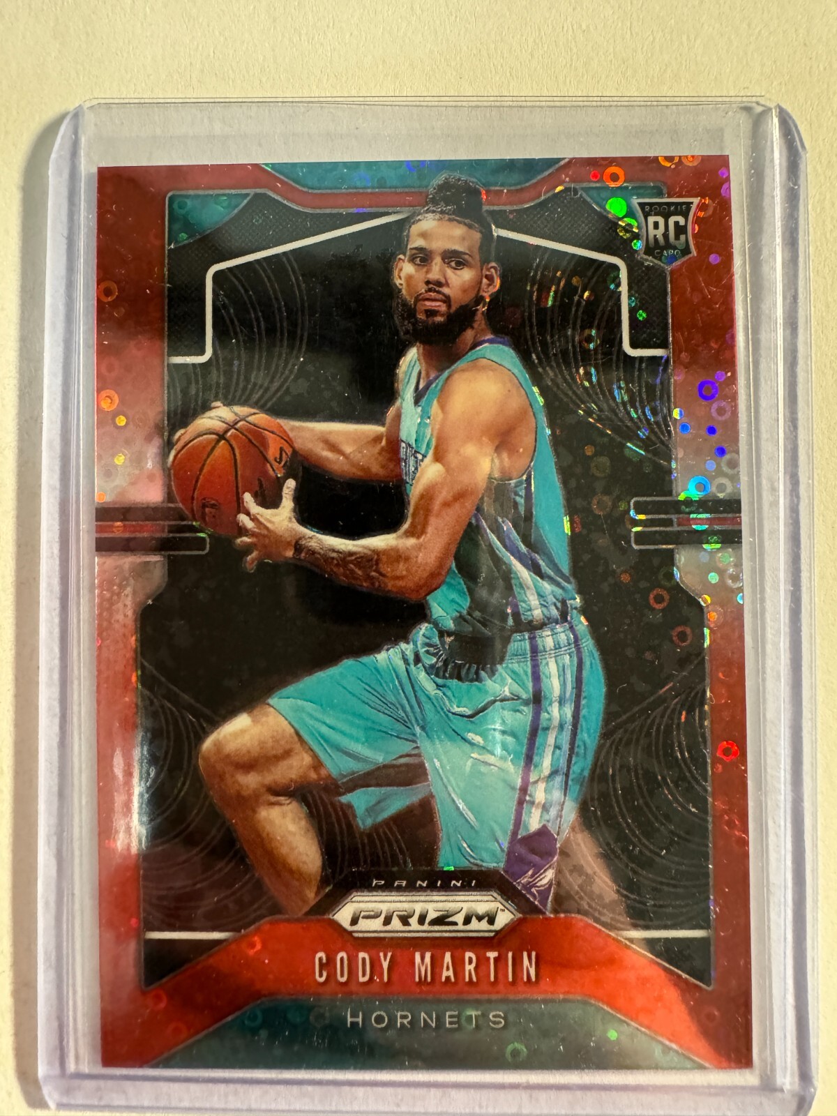 K184,203 - 2019-20 Panini Prizm Prizms Fast Break Red #278 Cody Martin #/125