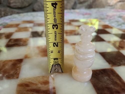16"x16" Inches Marble Chess board with Pieces Set Handmade Read Description - Picture 15 of 17