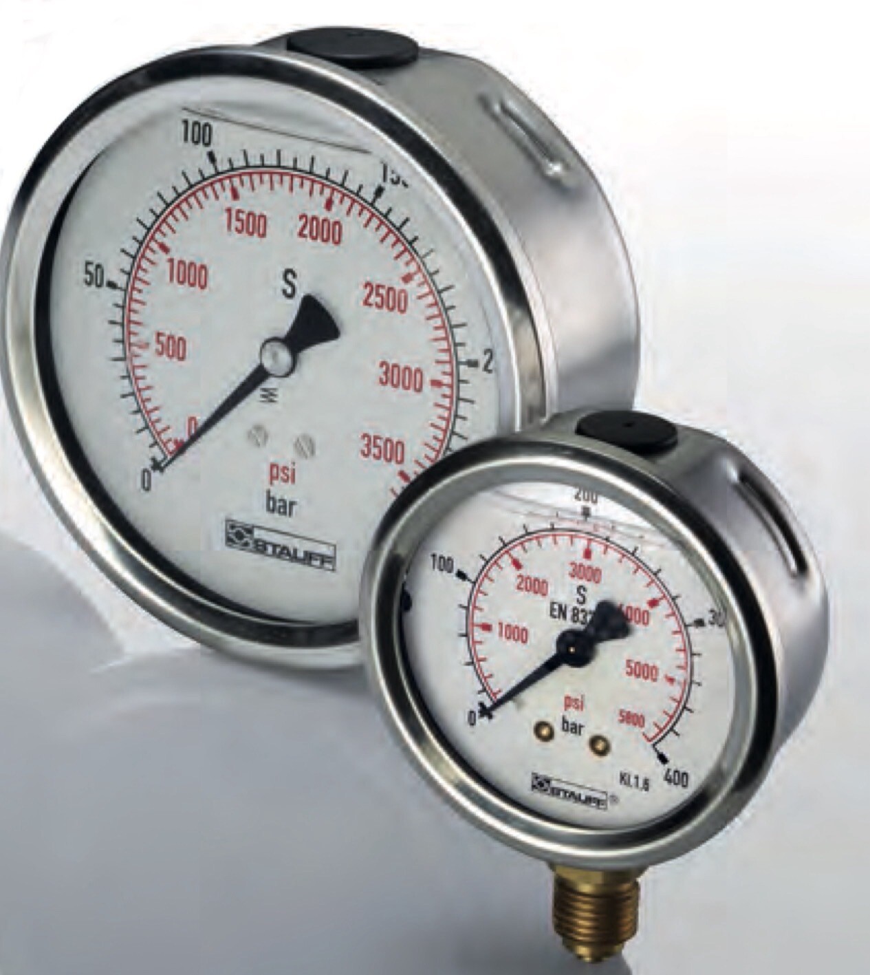 STAUFF Pressure 20 Test Kit Stainless Steel Gauges Diameter Size 63 MM eBay