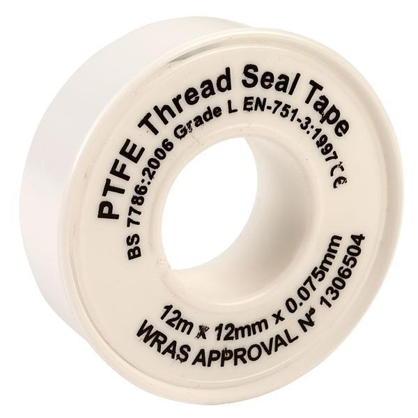 Pack of Two - Ultratape Thread Seal Tape 12mm x 12m (PTFE) - PK2