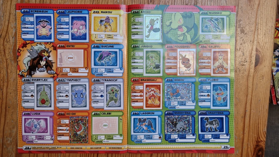 Pokémon - Album Ultime Sticker Collection Serie 7 - 2005 Merlin - incomplet fr - Photo 4/4